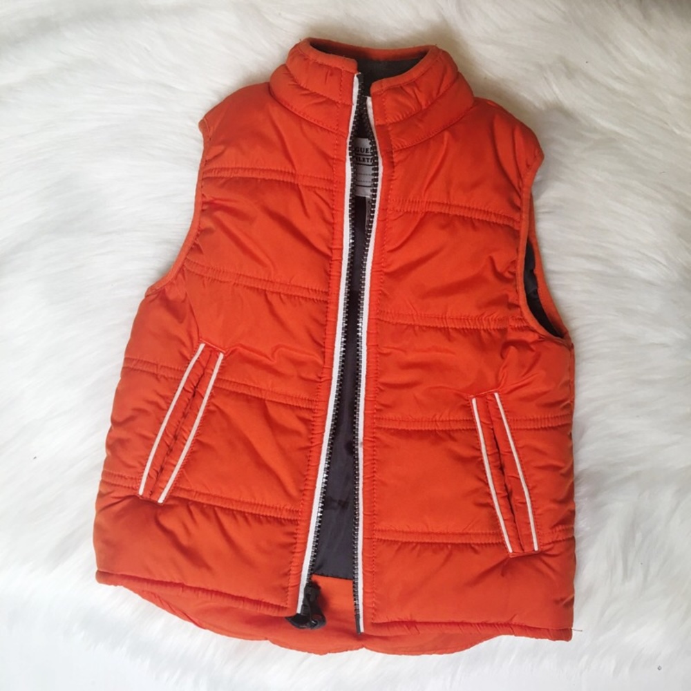 Carter’s Orange Puffer Vest 2T